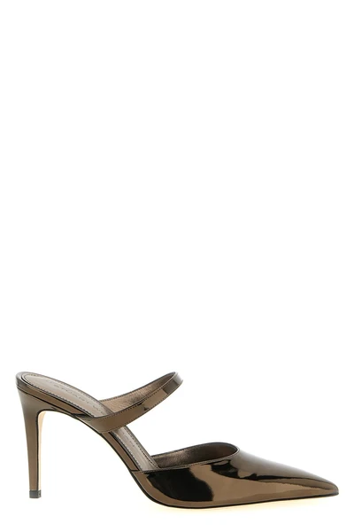 the stuart weitzman stuart power mule redefines the codes of formal footwear t