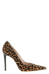 stuart weitzman stuart power pumps define a tapered silhouette through a rigor
