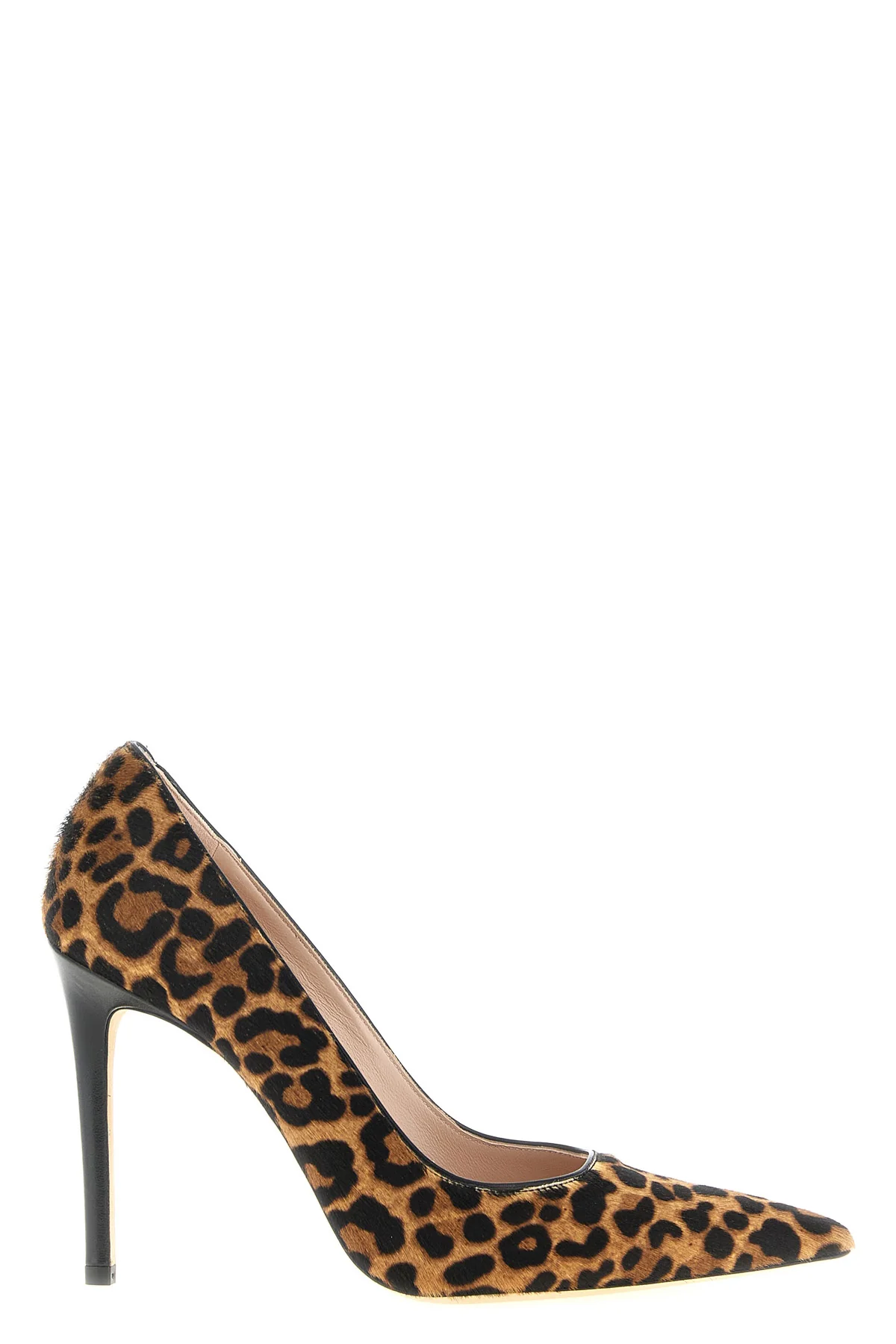 stuart weitzman stuart power pumps define a tapered silhouette through a rigor