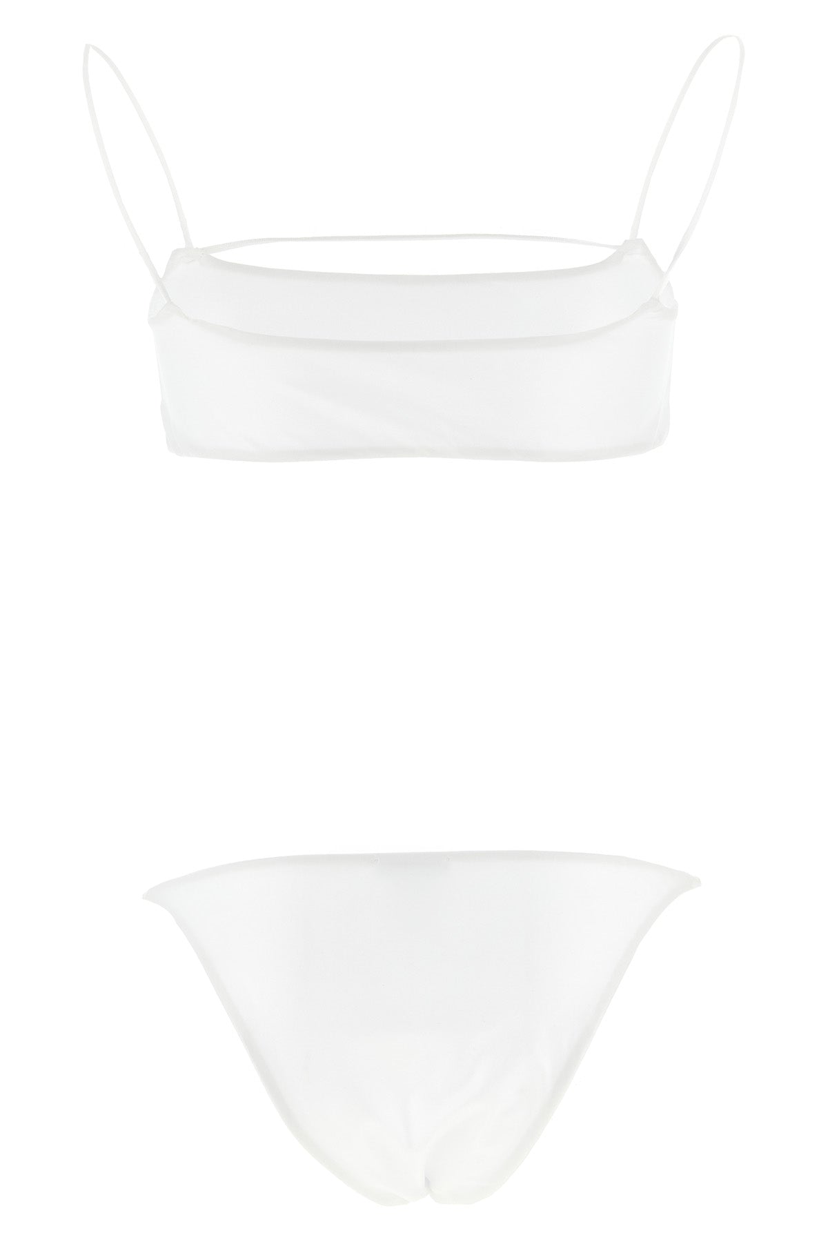 sporty line silk-effect lycra bikini