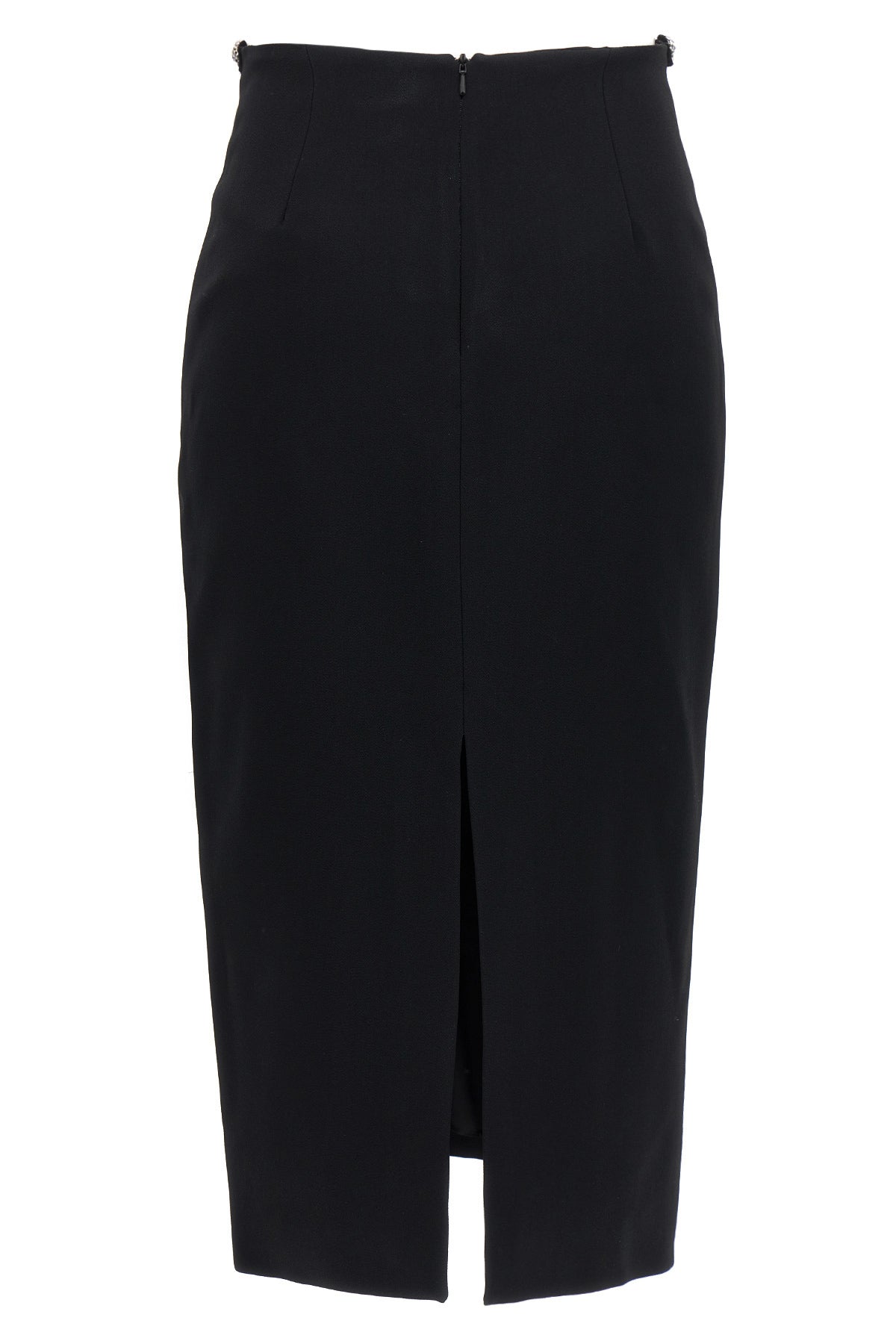 DAVID KOMA 10 cashmere circle embroidery skirt in a viscose blend