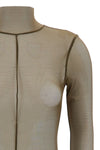 turtle jumpsuit in semi-transparent fabric