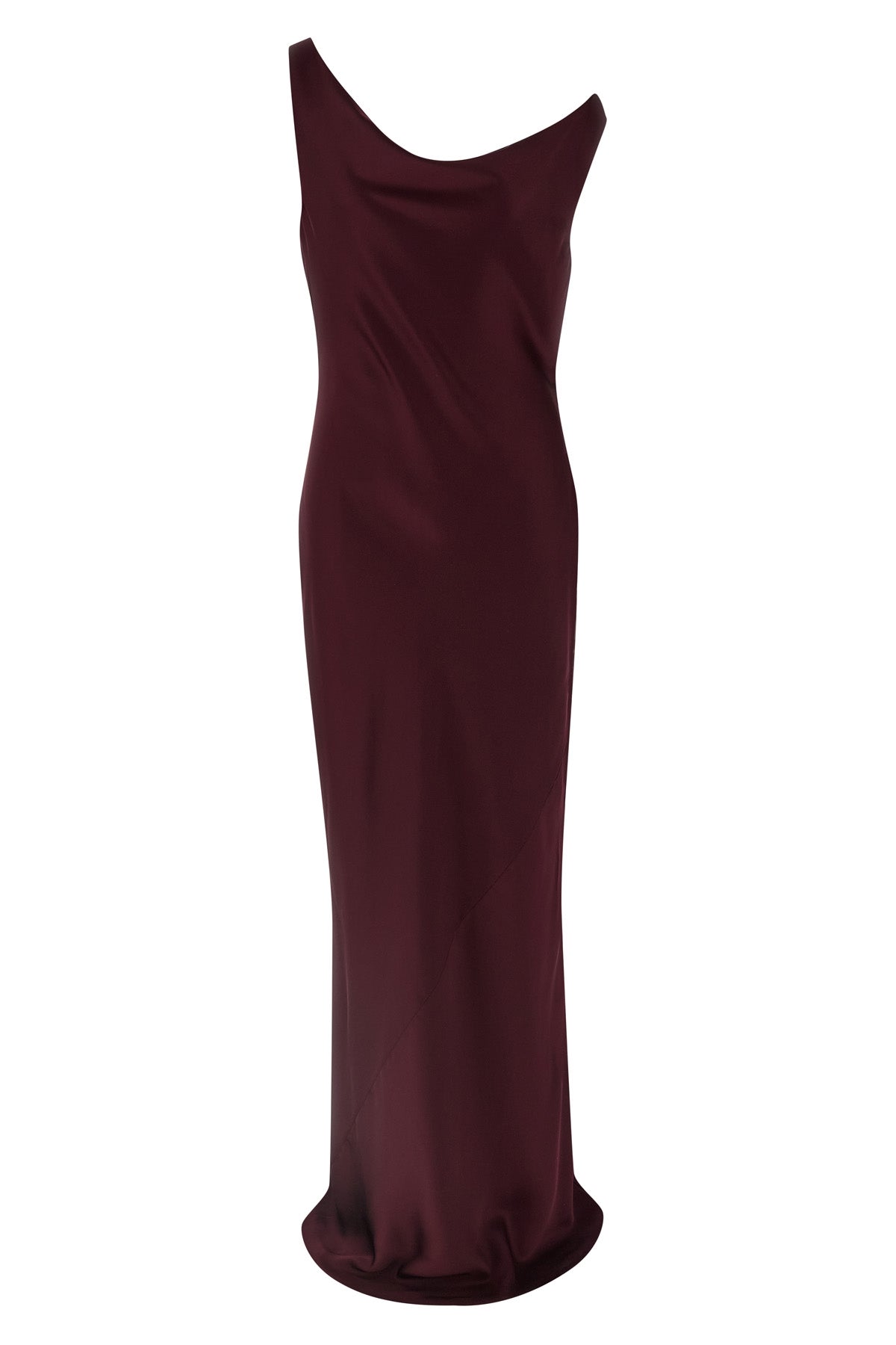 NORMA KAMALI S long maria dress in satin crepe