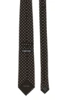 tie in fine patterned mulberry silk