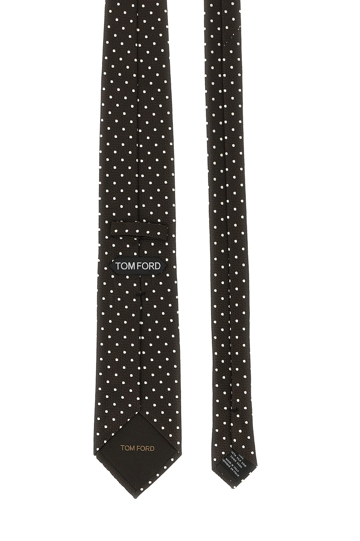 tie in fine patterned mulberry silk