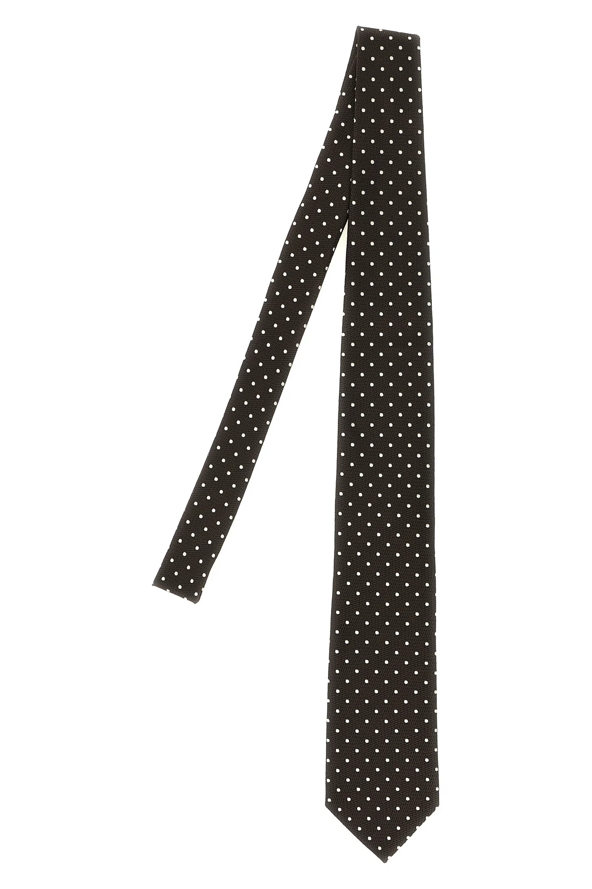 TOM FORD OS tie in fine patterned mulberry silk