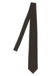 tie in fine patterned mulberry silk