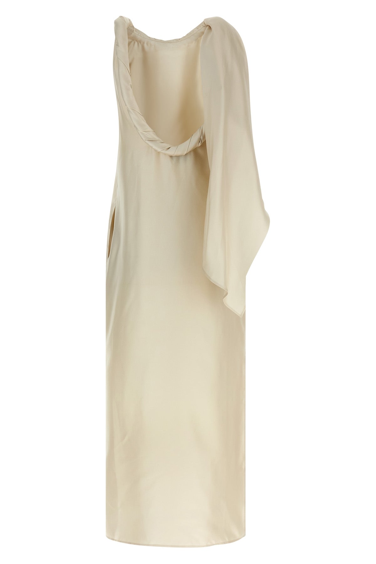 LOULOU DE SAISON M susan silk twill midi dress