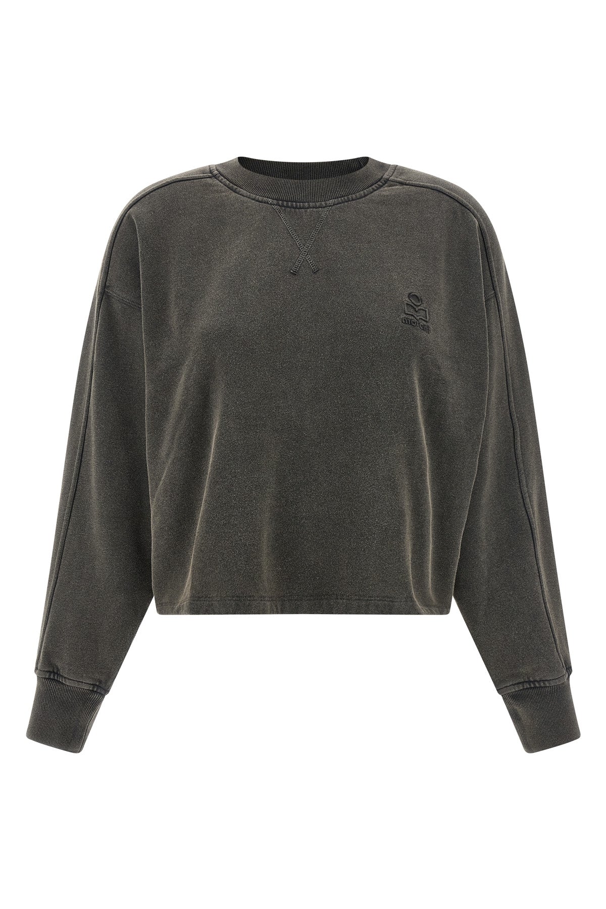 MARANT ETOILE 34 sunny sweatshirt in délavé-effect fleece cotton