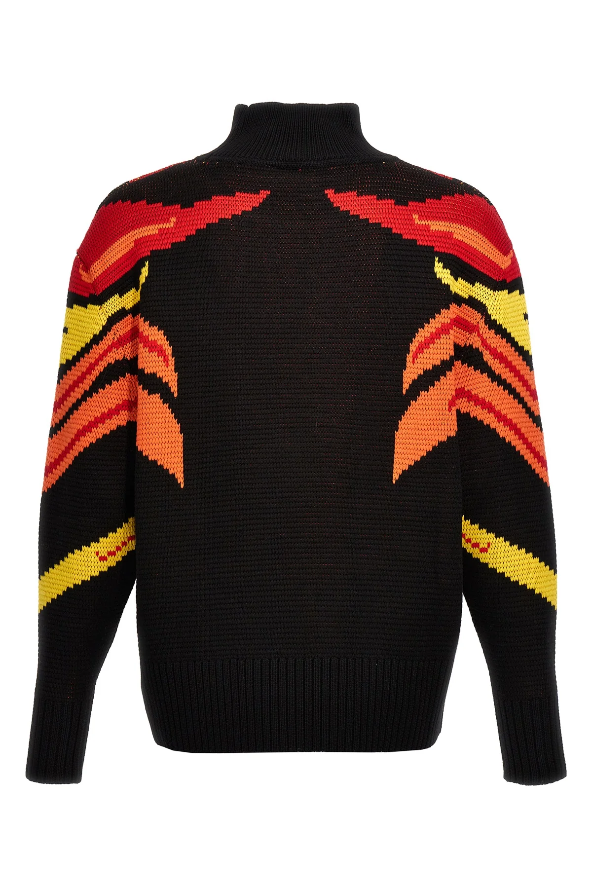 BLUEMARBLE L jacquard wool sweater