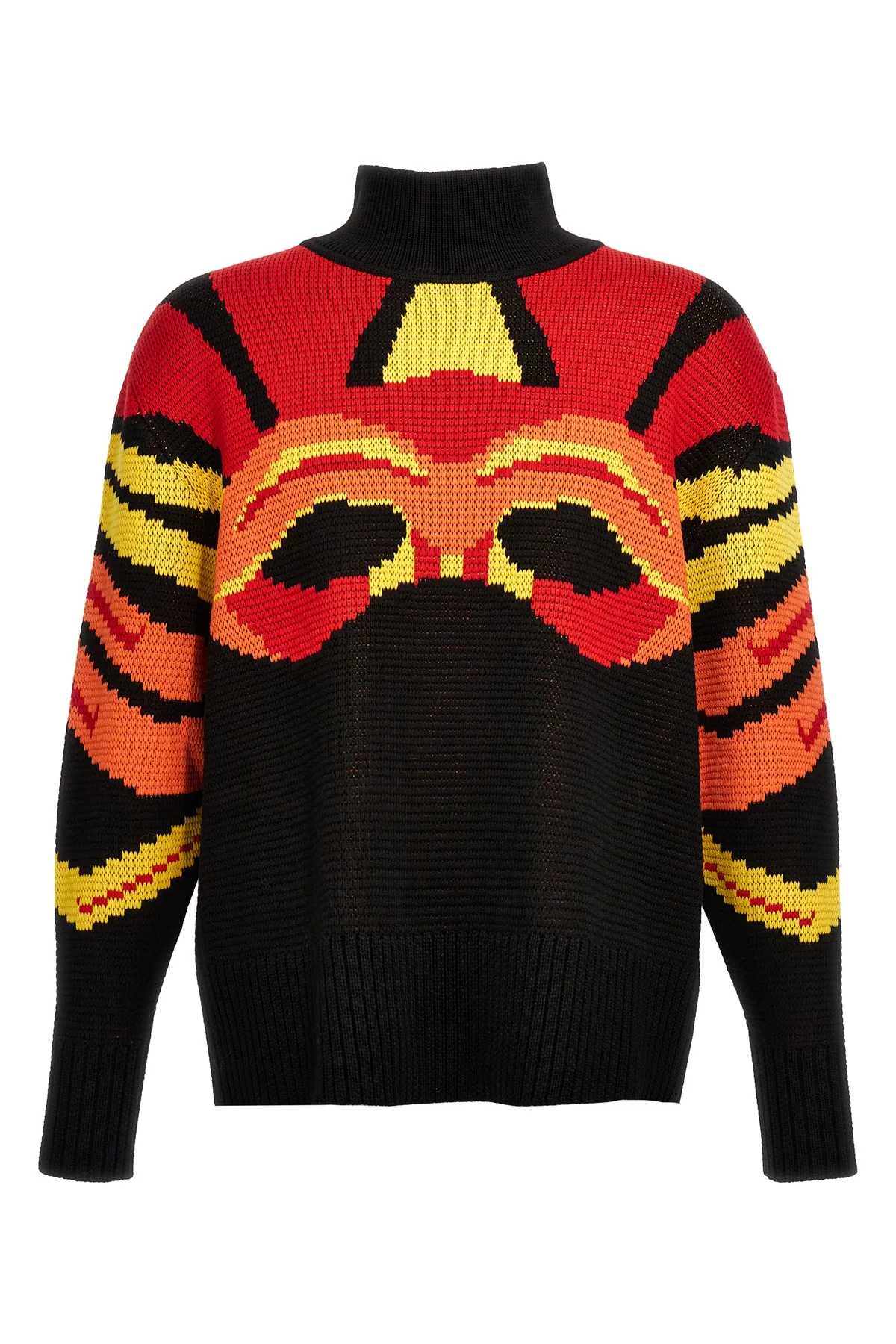 BLUEMARBLE L jacquard wool sweater