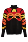 jacquard wool sweater