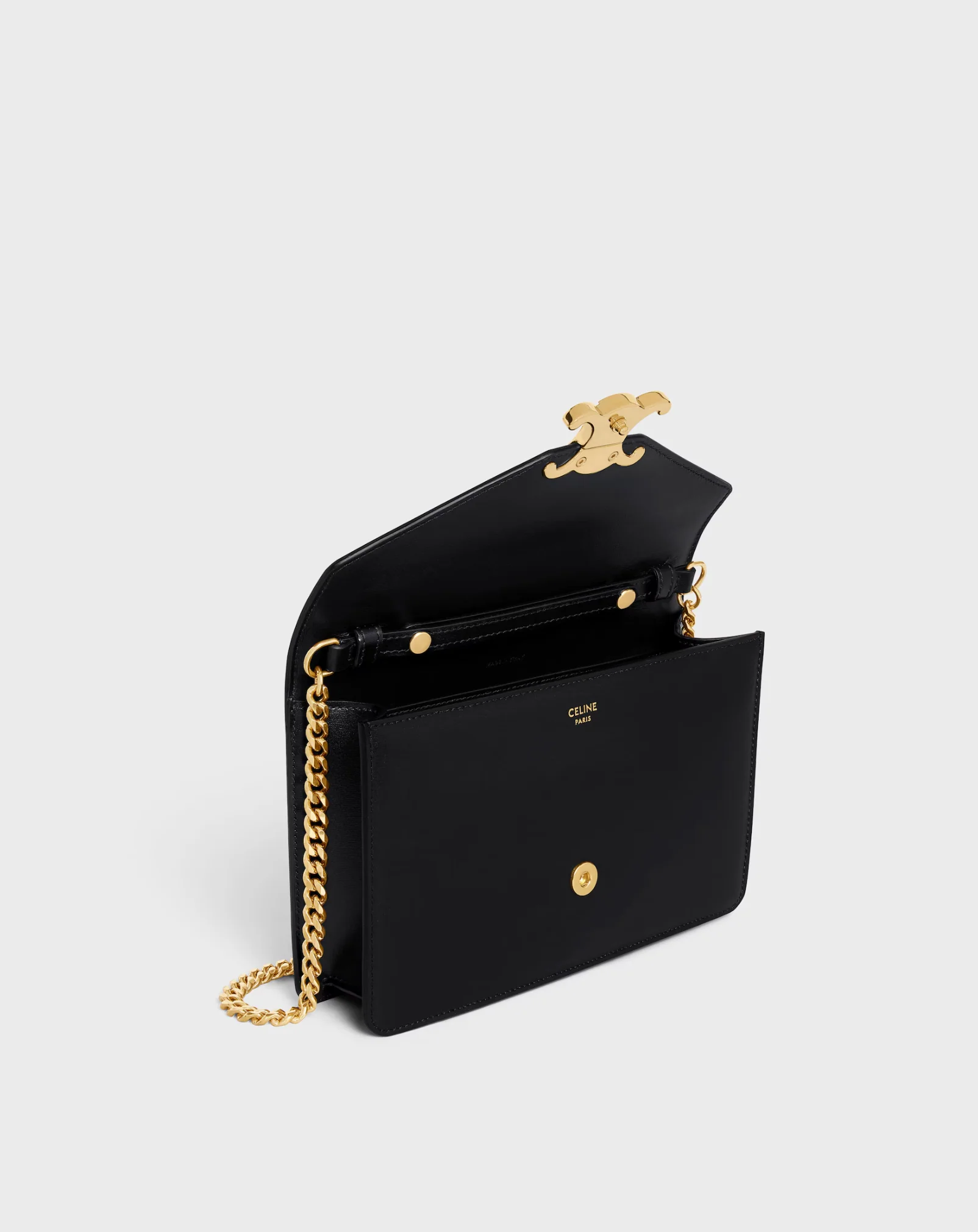 Margo Shiny Calfskin Wallet on Chain