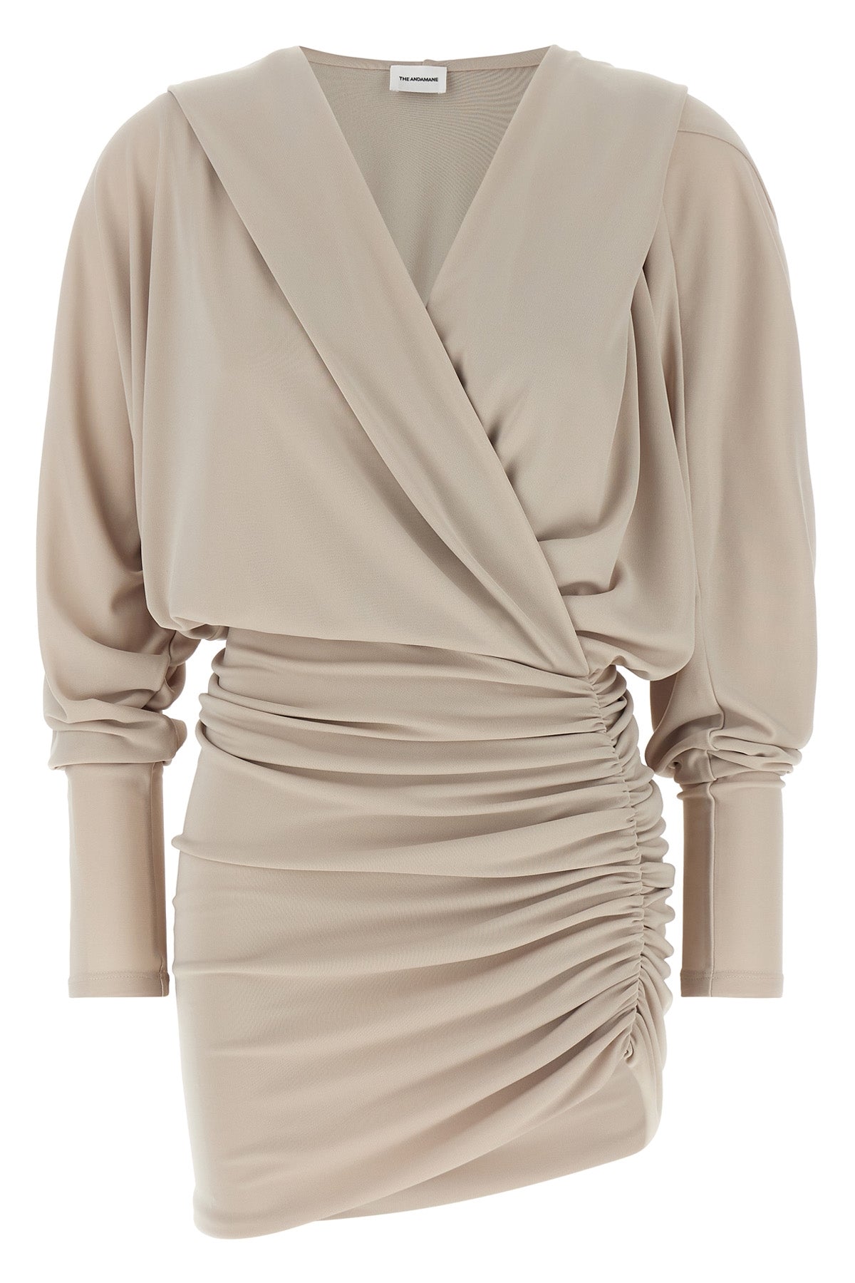 THE ANDAMANE 38 grace interlock jersey minidress