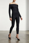 vicky shiny lycra leggings
