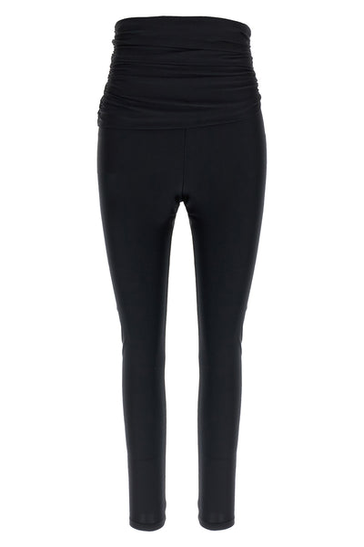 vicky shiny lycra leggings