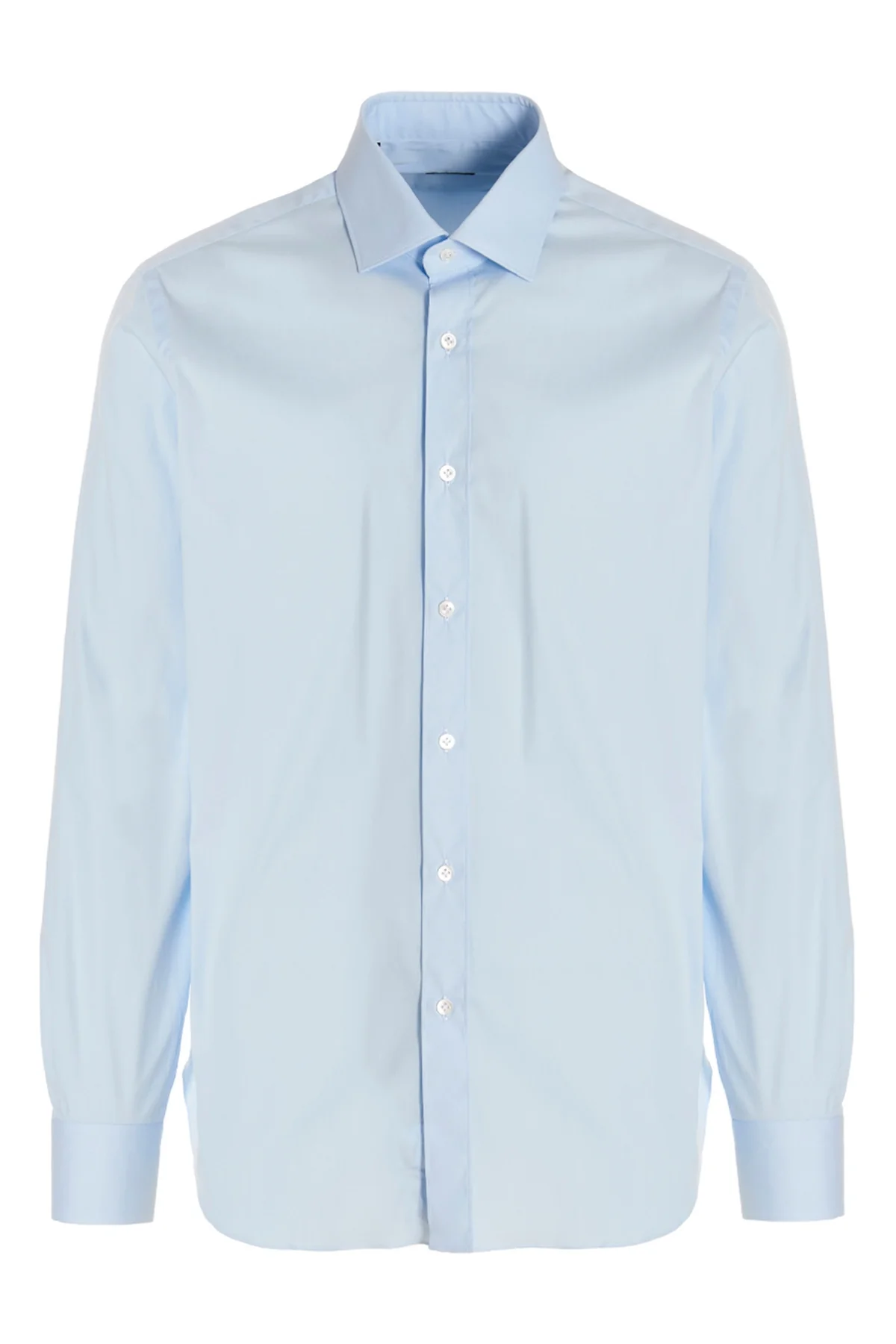 BARBA 38 cm cotton poplin shirt