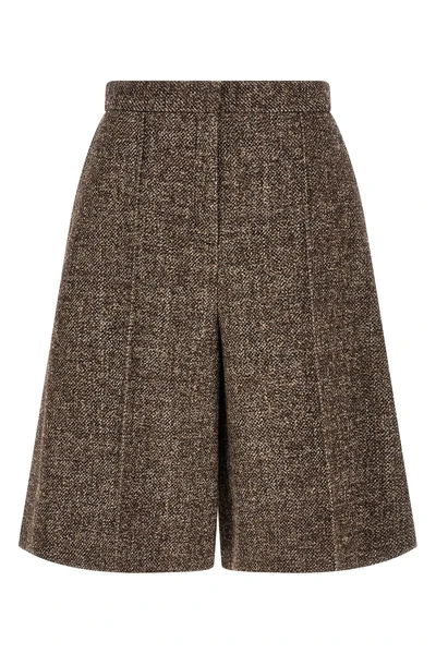 agnona amanda wide bermuda shorts embody sartorial excellence through a structur