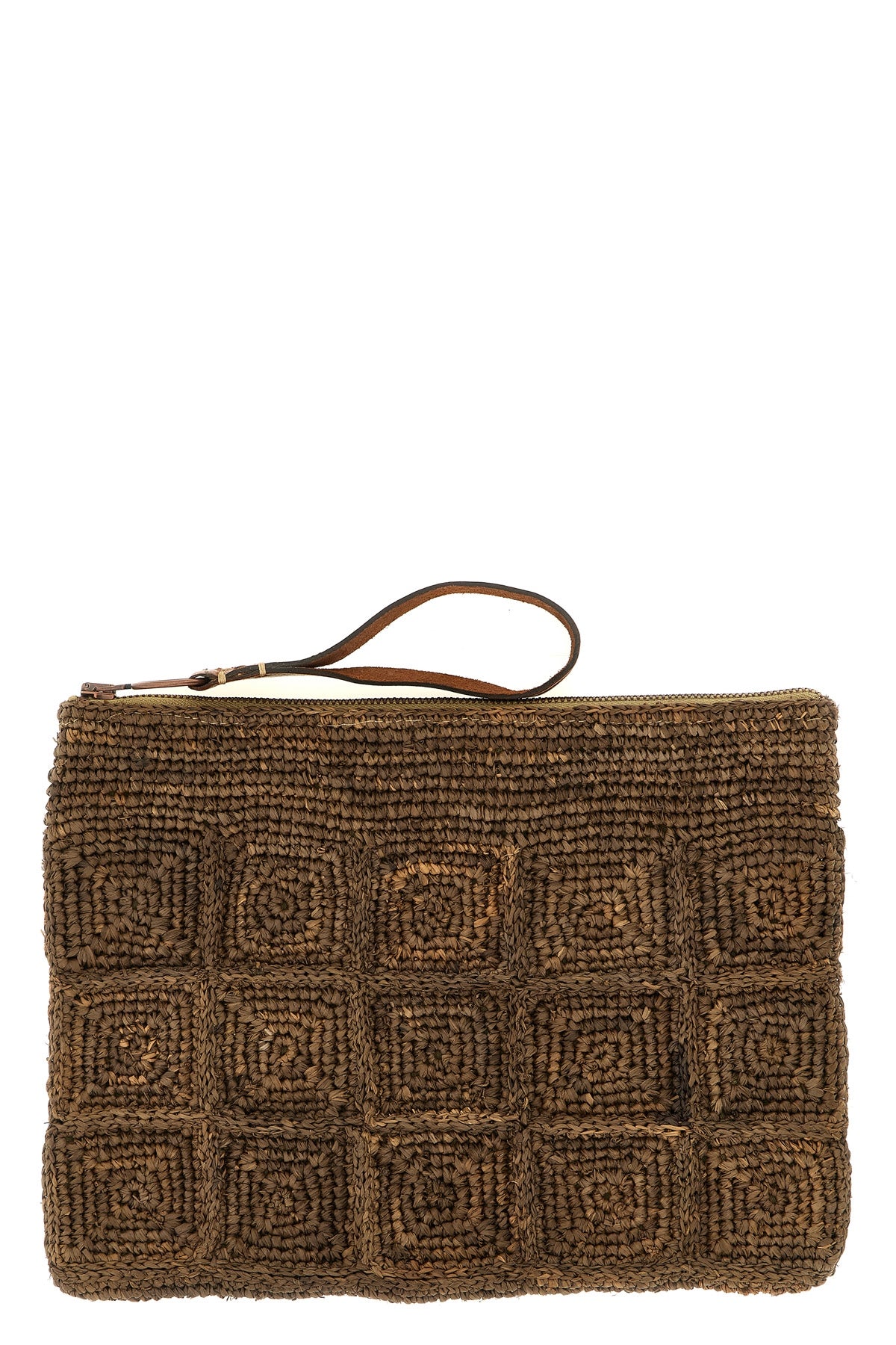 IBELIV OS tanala crochet raffia clutch bag