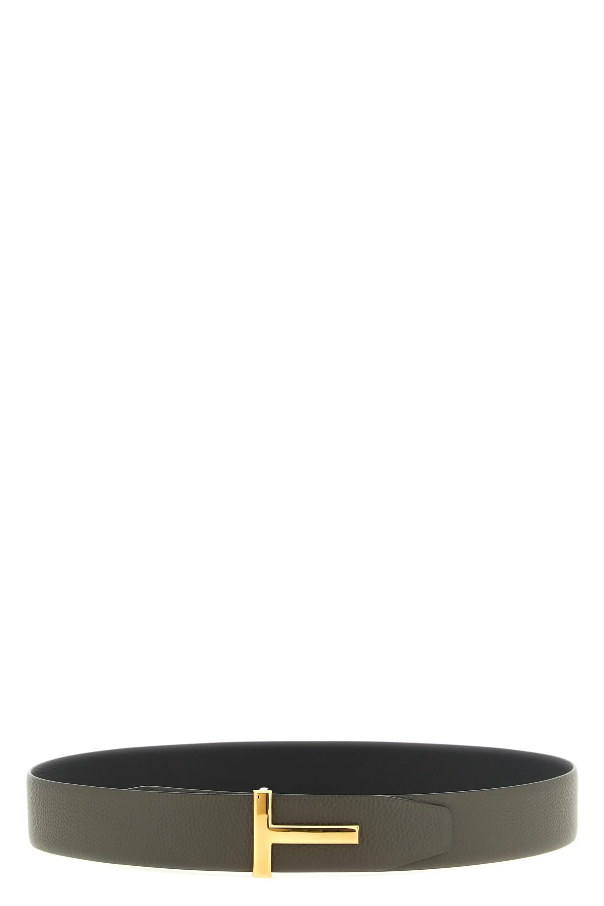 TOM FORD 85 cm icon grain leather reversible belt