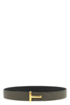 icon grain leather reversible belt