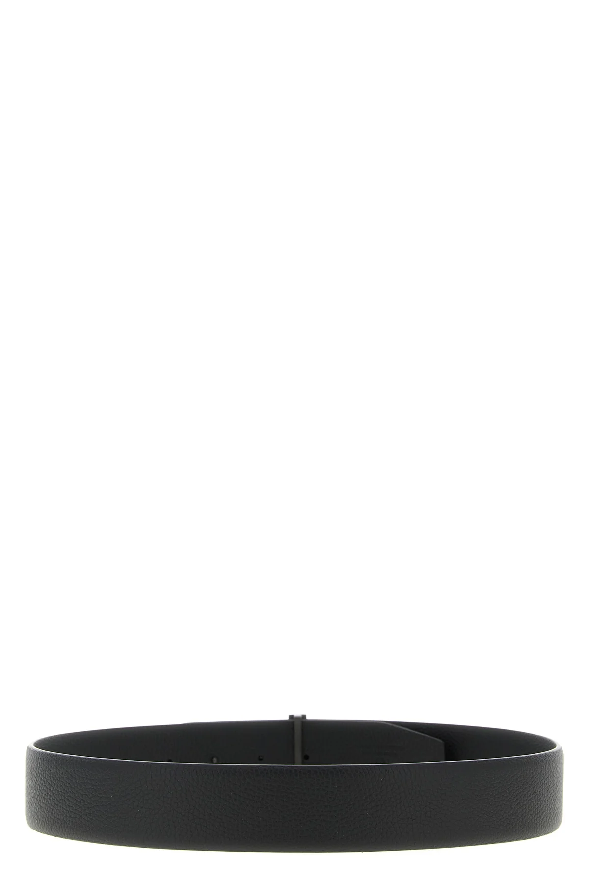 soft hammered leather belt
