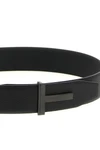 soft hammered leather belt