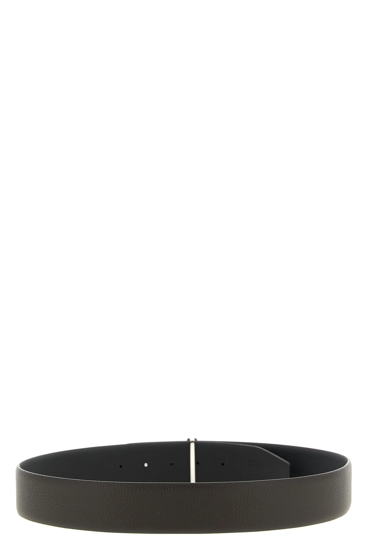 icon grain leather reversible belt