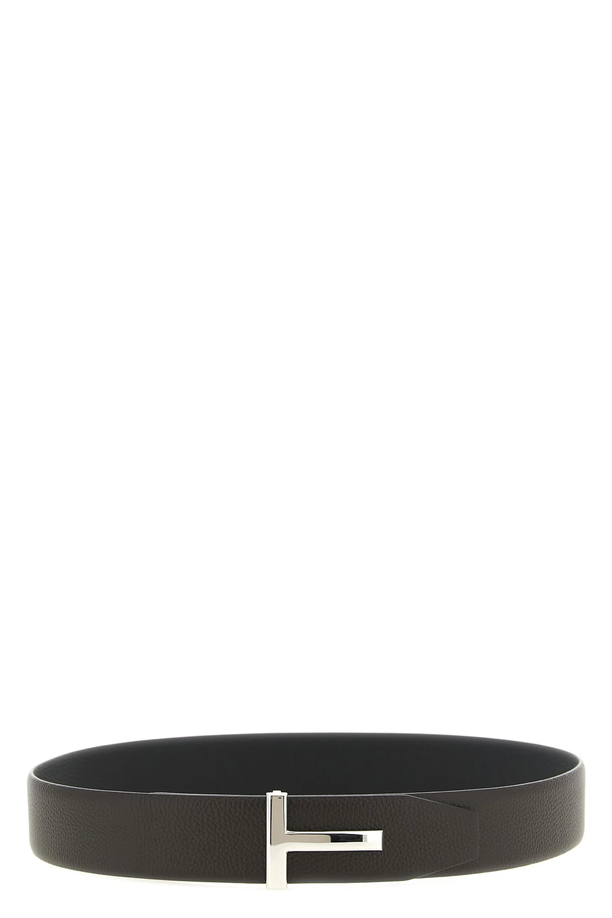 TOM FORD 85 cm icon grain leather reversible belt