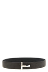 icon grain leather reversible belt
