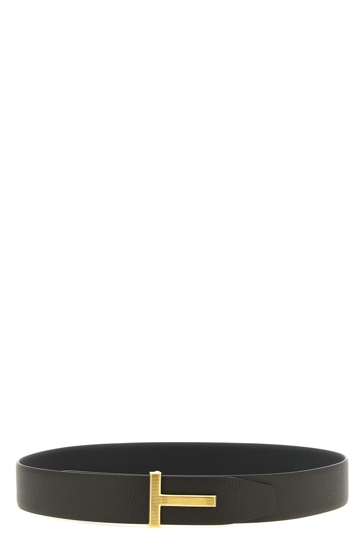 TOM FORD 85 cm icon grain leather reversible belt