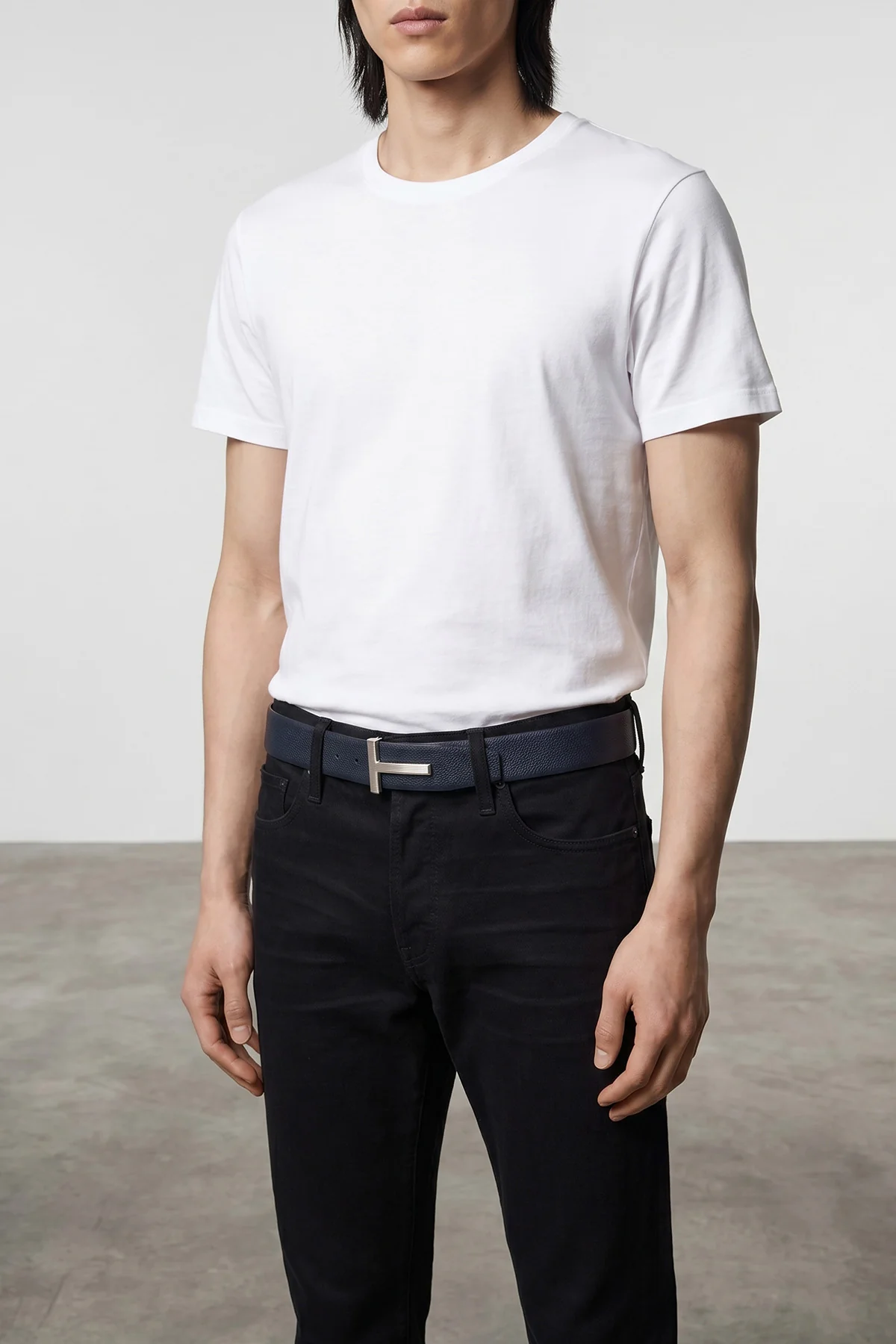 TOM FORD 85 cm icon reversible belt in full-grained leather