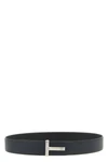 icon reversible belt in full-grained leather