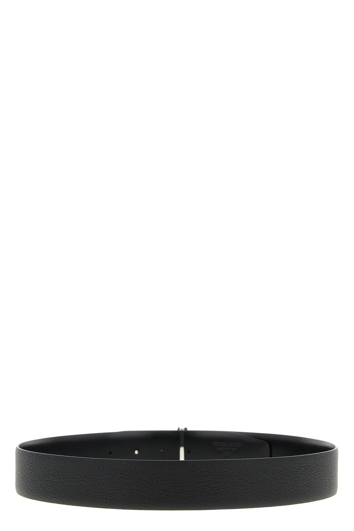 TOM FORD 90 cm reversible belt in hammered and smooth leather
