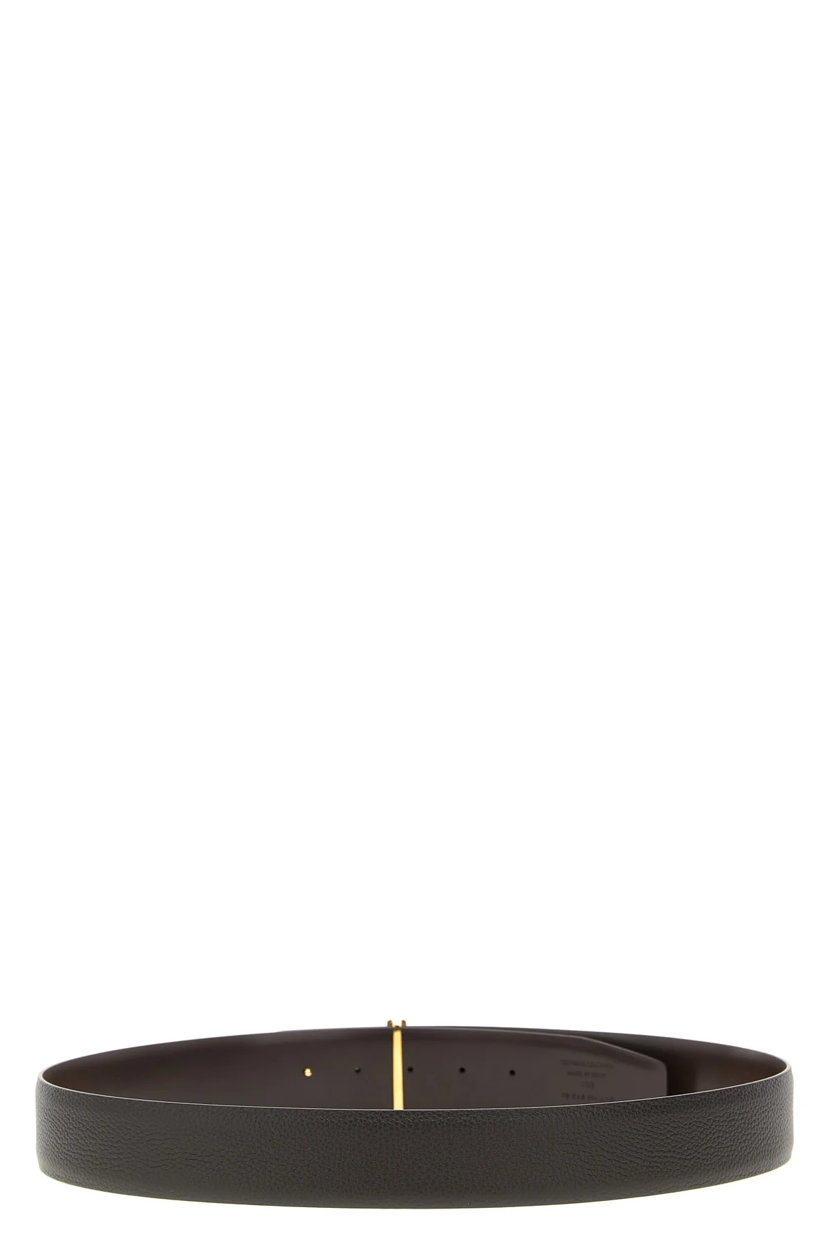 TOM FORD 100 cm hammered leather belt