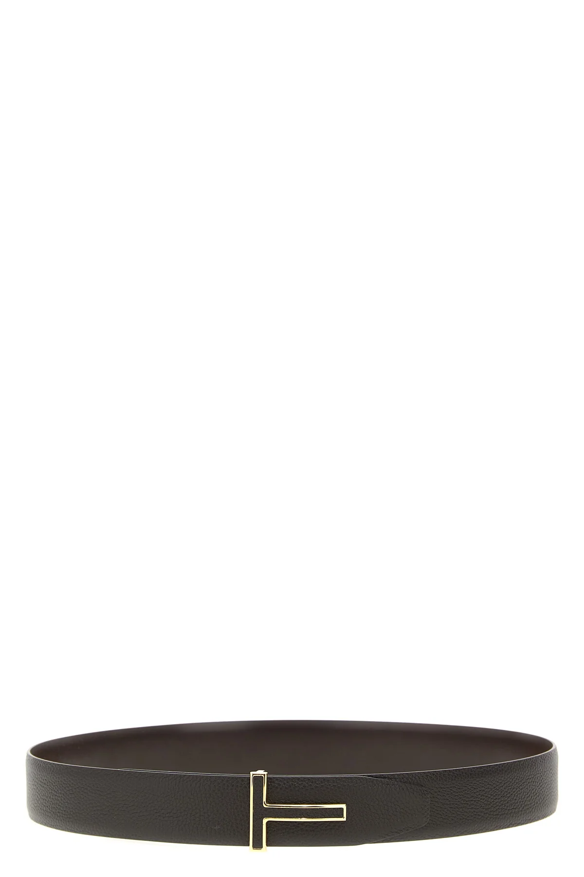 TOM FORD 100 cm hammered leather belt