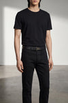 icon reversible belt in grain and smooth leather