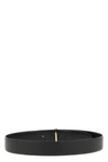 icon reversible belt in grain and smooth leather