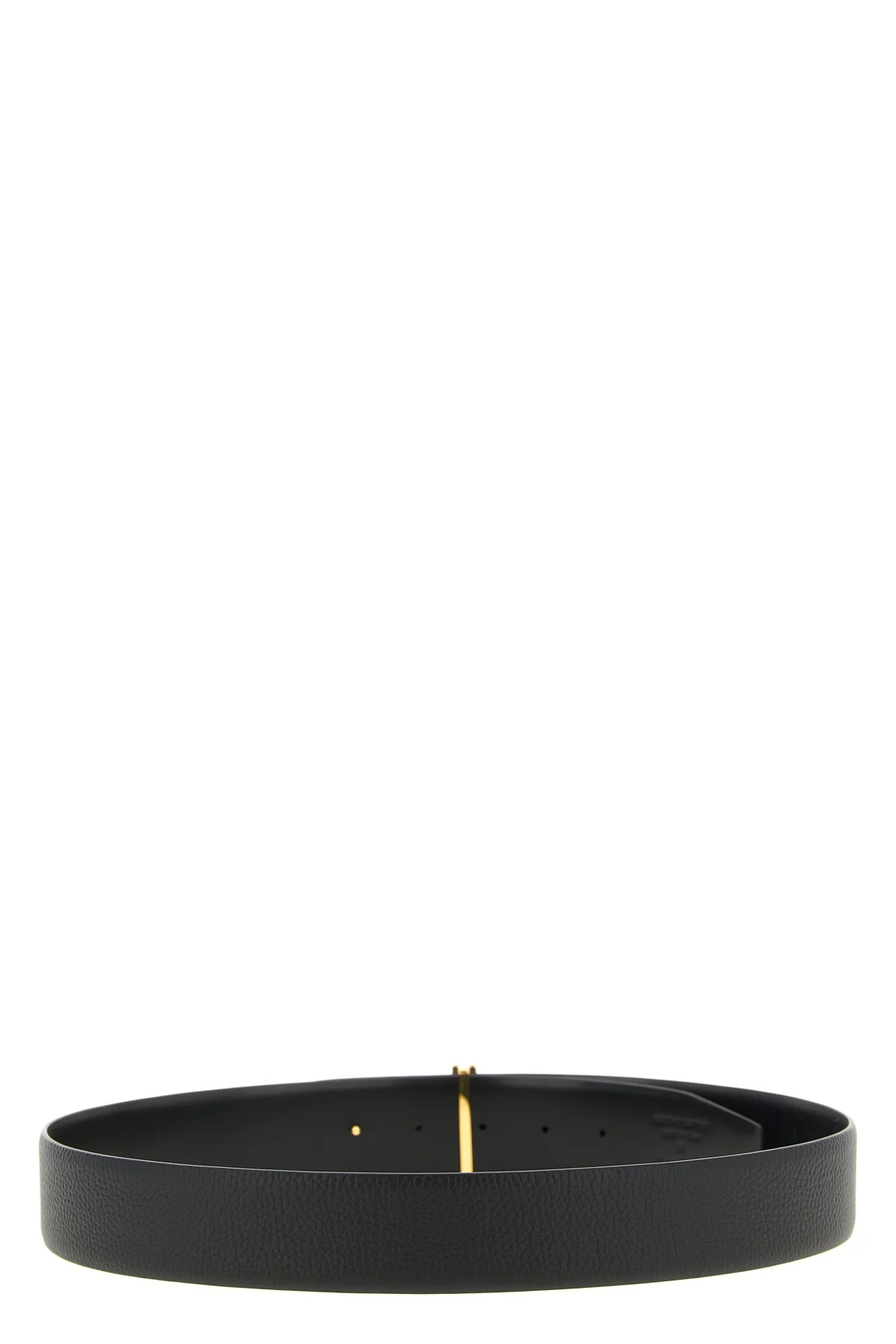 icon reversible belt in grain and smooth leather