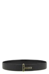 icon reversible belt in grain and smooth leather