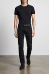 icon reversible belt in grain and smooth leather