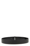 icon reversible belt in grain and smooth leather