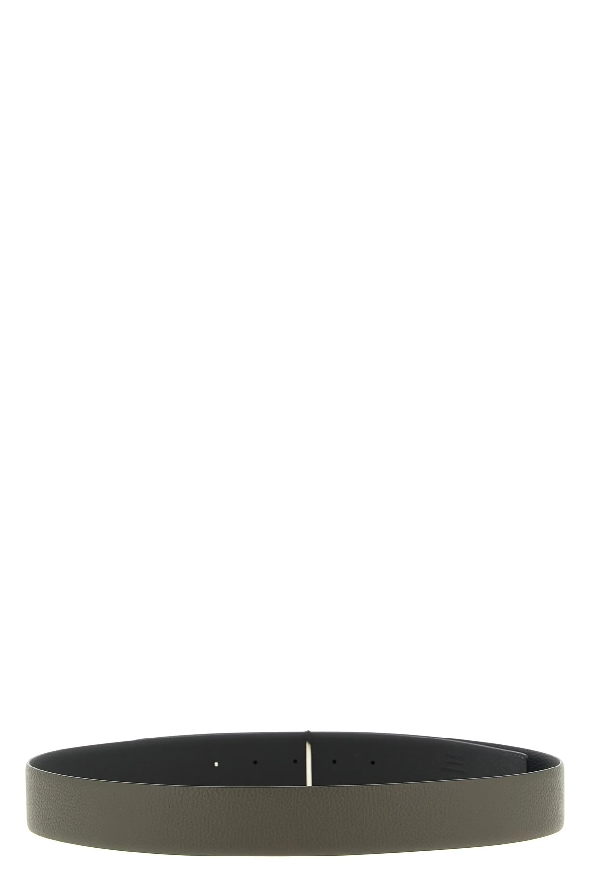 icon grain leather reversible belt
