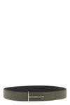 icon grain leather reversible belt
