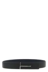icon grain leather reversible belt
