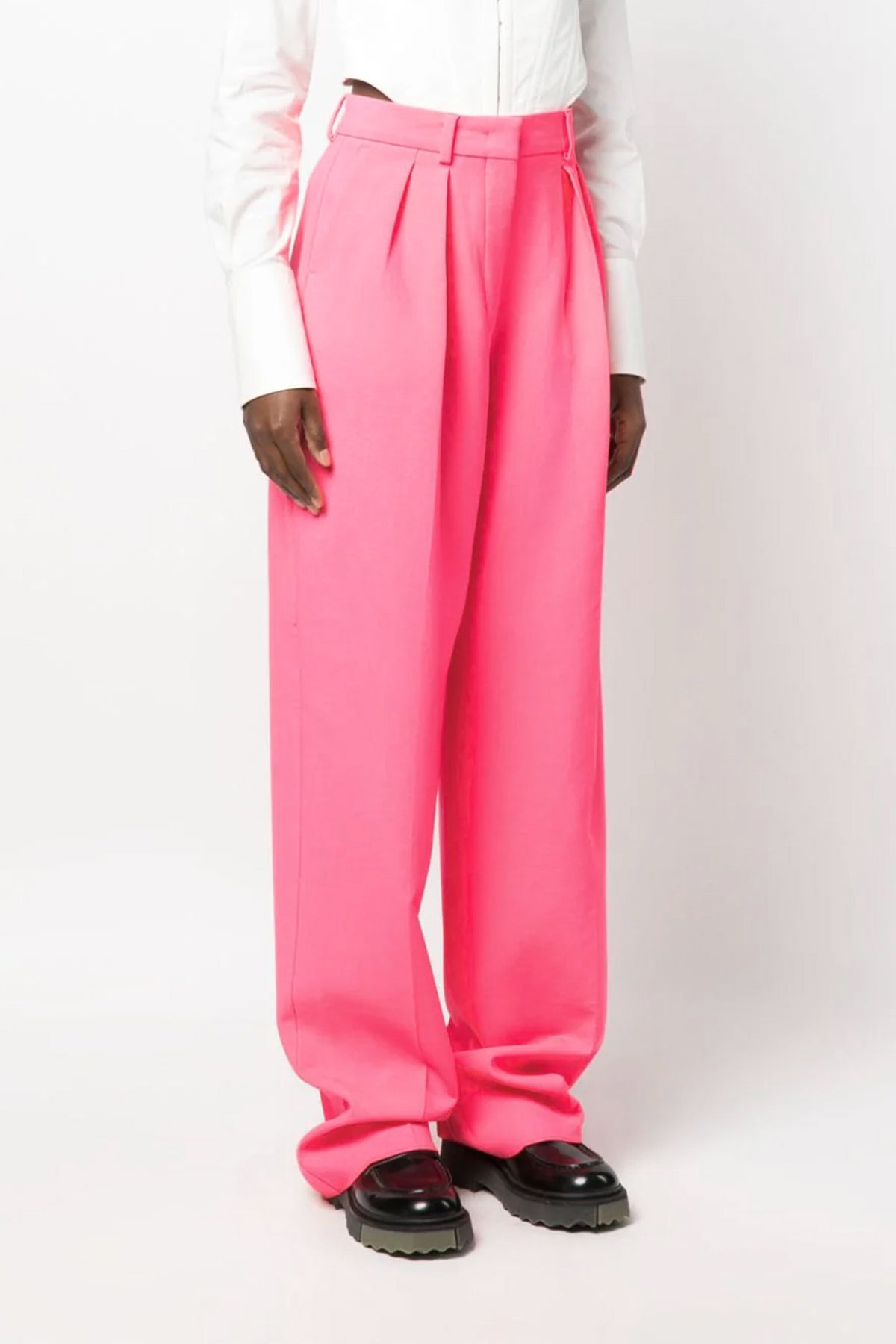 SPORTMAX 38 tibet stretch virgin wool pants