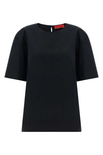 dean rigid cotton gabardine crewneck t-shirt