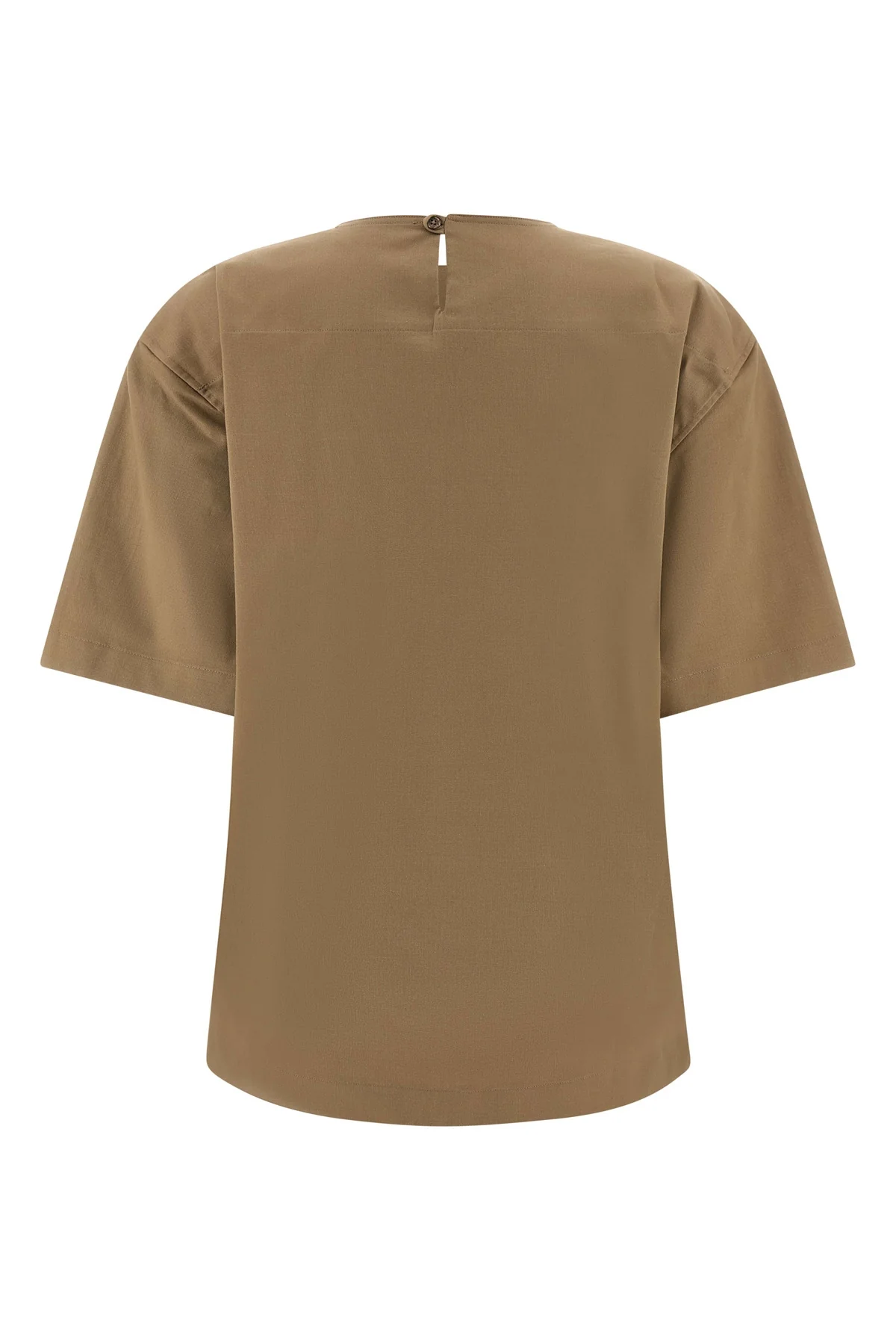 dean rigid cotton gabardine crewneck t-shirt