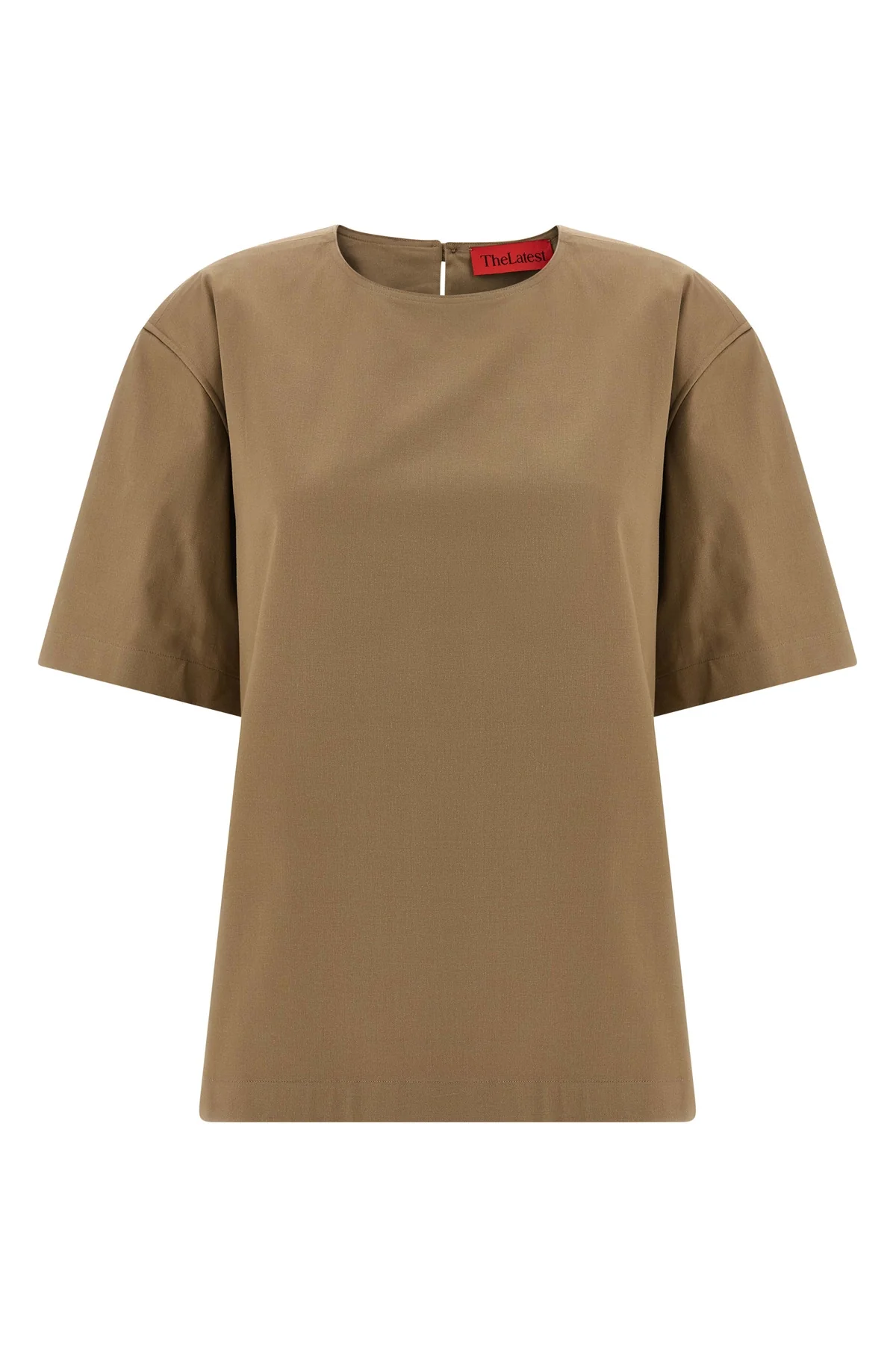 dean rigid cotton gabardine crewneck t-shirt