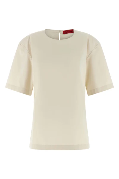 dean rigid cotton gabardine crewneck t-shirt
